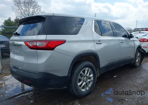 2021 Chevrolet Traverse Awd Ls z USA, uszkodzony, nr VIN 1GNEVFKWXMJ115319